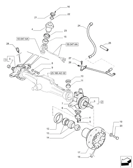 47835362 - Корпус ступицы